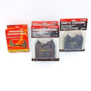 Smith Corona Correction Ribbons-H 21500-Qty 5 Plus Porelon Correction Tape